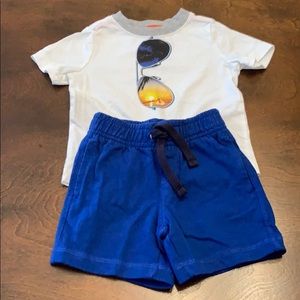 Gymboree sunglasses tee and shorts